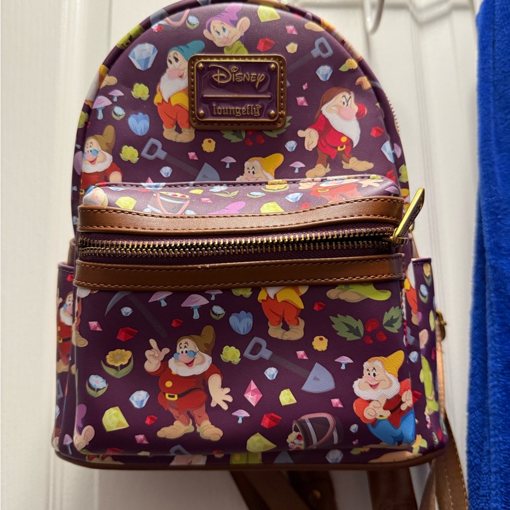 Loungefly Disney Dwarfs Multicolor Backpack